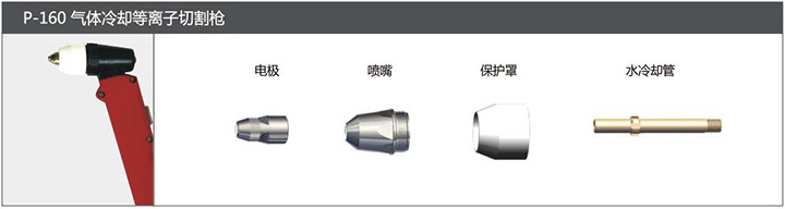 利来国际最老品牌网P-160气体冷却等离子切割枪